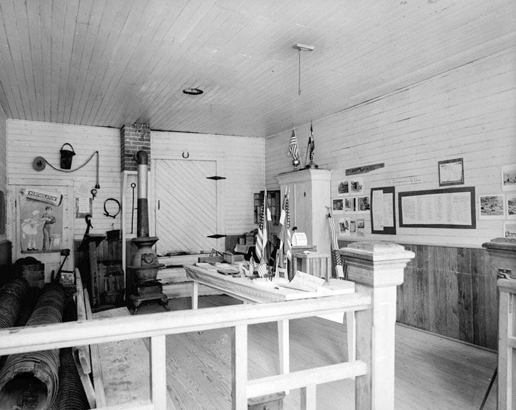 Historic Photo : Town Hall & Jail, 21900 Main Street, Saint Elmo (historical), Chaffee County, CO 2 Photograph