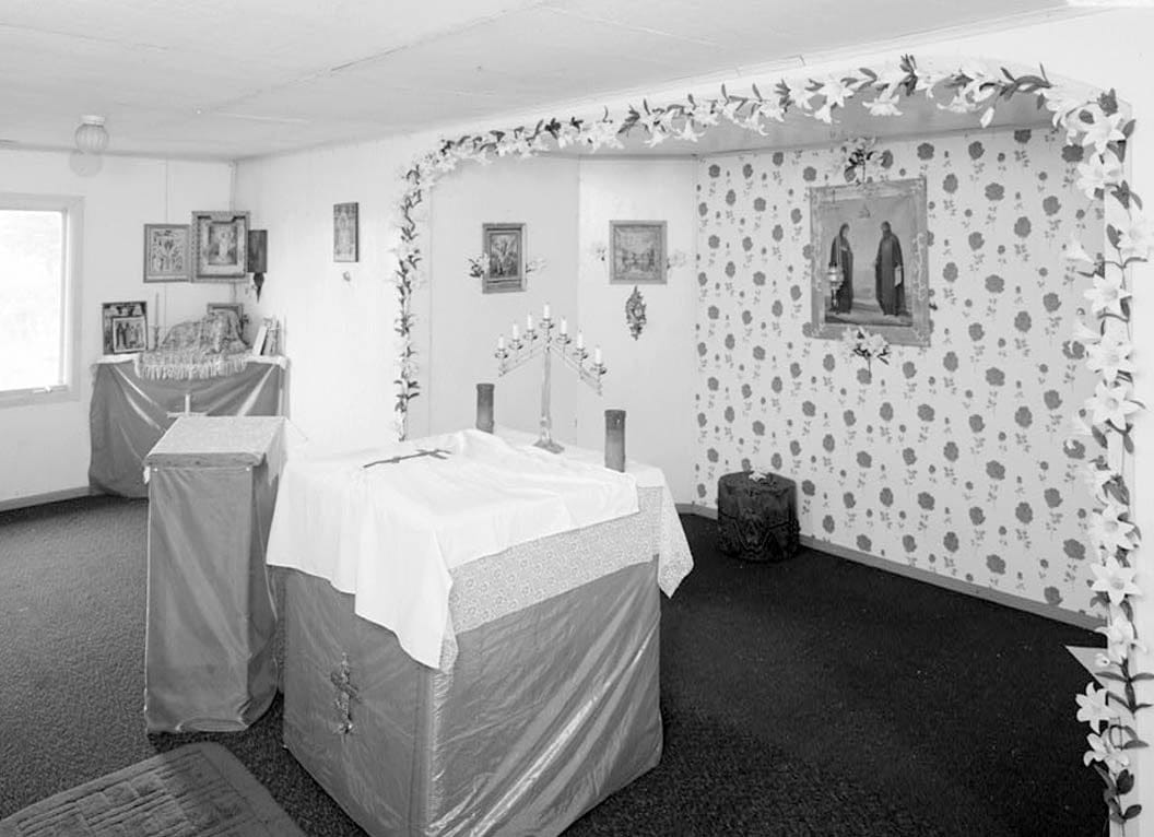 Historic Photo : Saints Sergius & Herman Russian Orthodox Churches, New Church, Port Graham, Kenai Peninsula Borough, AK 3 Photograph