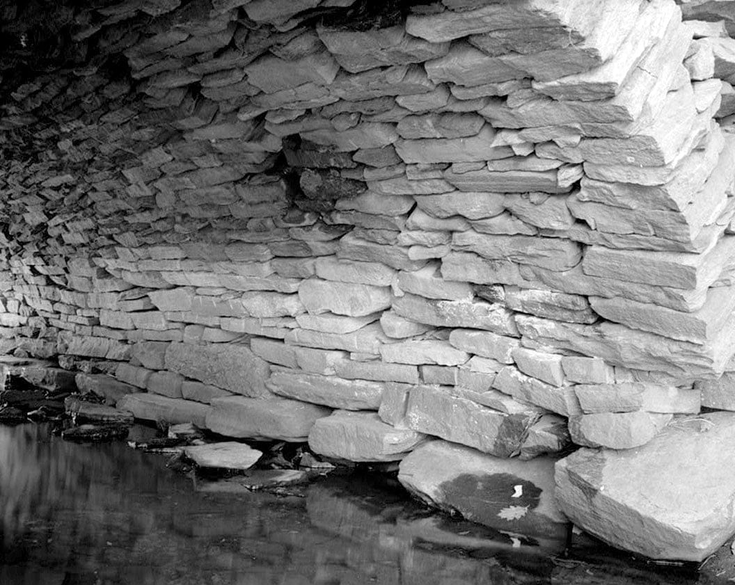 Historic Photo : Depot Road Bridge, On Depot Road spanning Mill Brook, 600 feet west of Central Vermont Railroad Tracks, Coventry, Tolland County, CT 3 Photograph