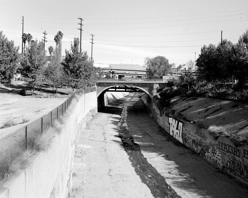 Historic Photo : Arroyo Seco Parkway, Figueroa Street Viaduct, Spanning Los Angeles River, Los Angeles, Los Angeles County, CA 2 Photograph