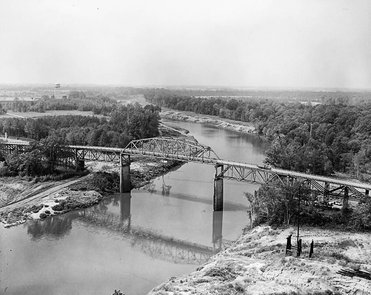 Historic Photo : Bridges of the Upper Tombigbee River Valley, Cochrane, Pickens County, AL 1 Photograph