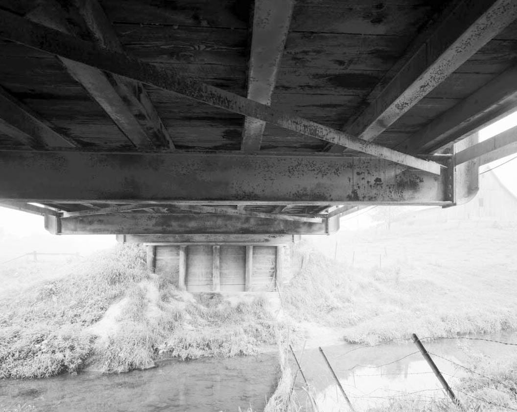 Historic Photo : Cottonville Bridge, County Road D-61 at Farmer's Creek, Maquoketa, Jackson County, IA 3 Photograph