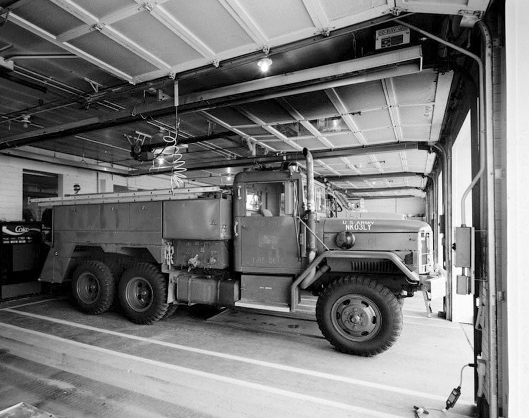 Historic Photo : Rocky Mountain Arsenal, Fire Station, 80 feet North of December Seventh Avenue; 120 feet East of D Street, Commerce City, Adams County, CO 1 Photograph