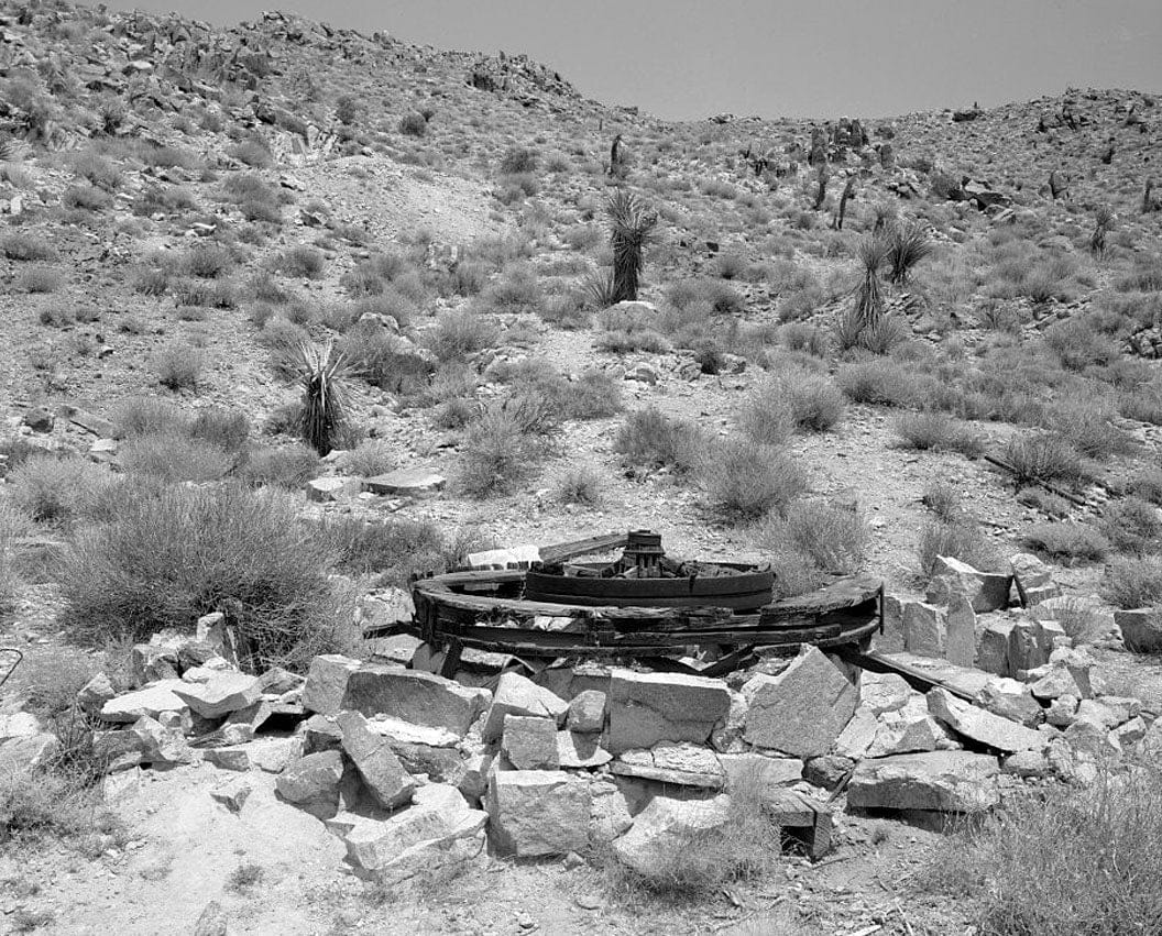 Historic Photo : Pinto Wye Arrastra, Twentynine Palms, San Bernardino County, CA 1 Photograph