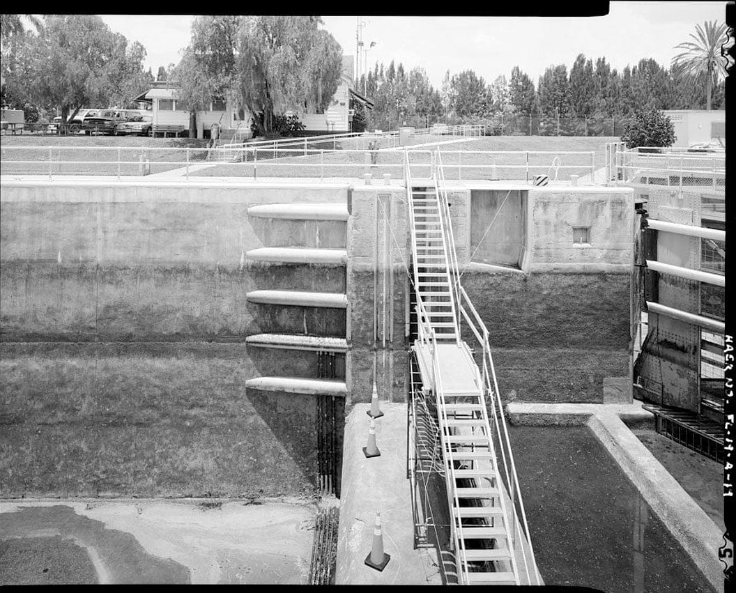 Historic Photo : Ortona Lock, Lock No. 2, Caloosahatchee River, Cross-State Canal, Okeechobee Intracoastal Waterway, Ortona, Glades County, FL 5 Photograph