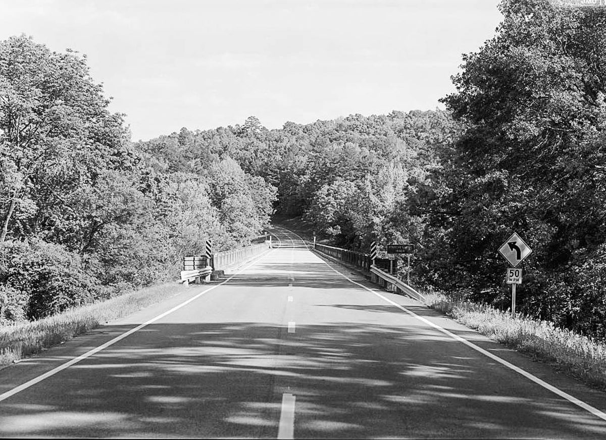 Historic Photo : Fourche Lafave Bridge, Spanning Fourche Lafave River at State Highway 7, Nimrod, Perry County, AR 2 Photograph