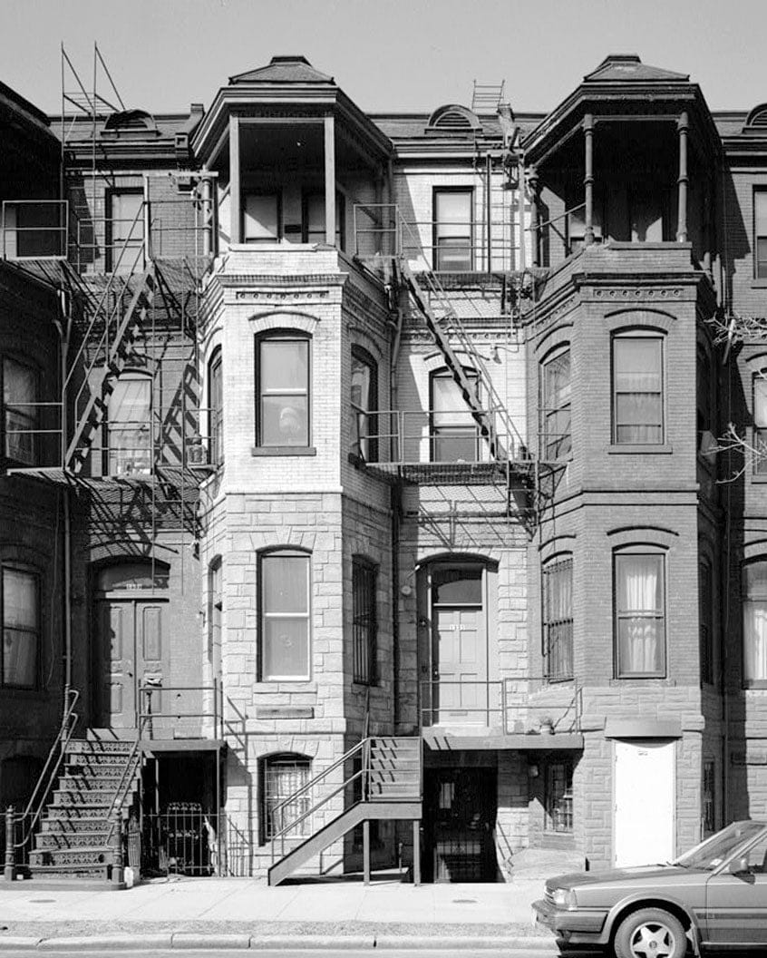 Historic Photo : 1331 N Street, Northwest (Rowhouse), Washington, District of Columbia, DC 1 Photograph