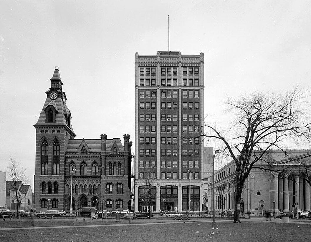 Historic Photo : Powell Building, 155-157 Church Street, New Haven, New Haven County, CT 1 Photograph
