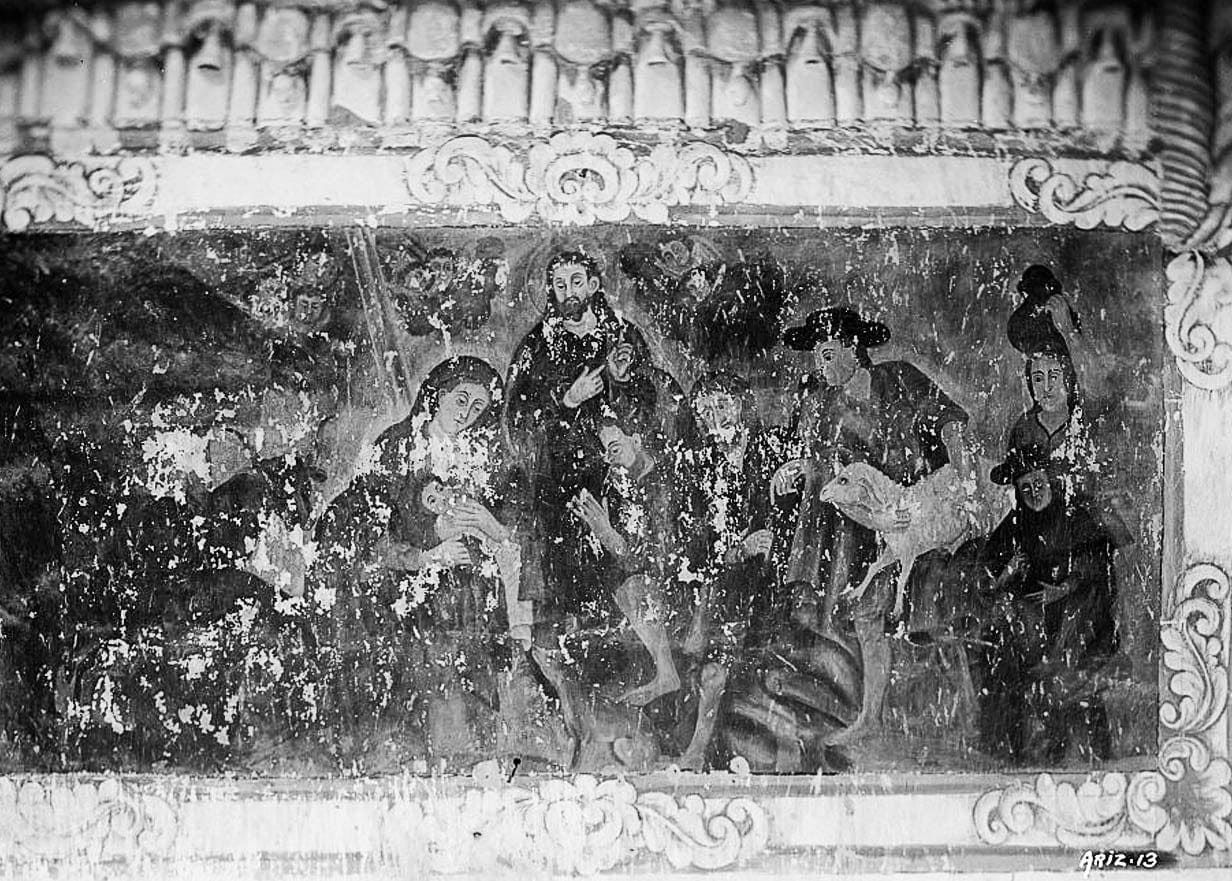 Historic Photo : San Xavier del Bac Mission, Mission Road, Tucson, Pima County, AZ 12 Photograph