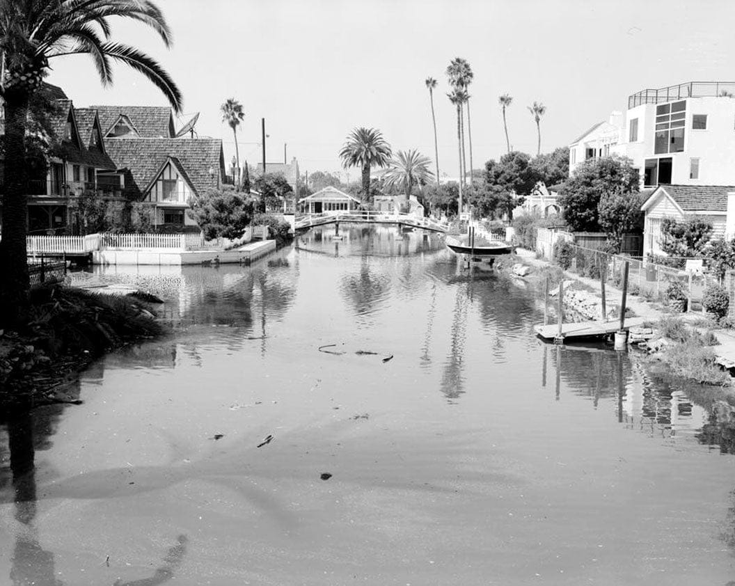 Historic Photo : Venice Canals, Community of Venice, Los Angeles, Los Angeles County, CA 4 Photograph