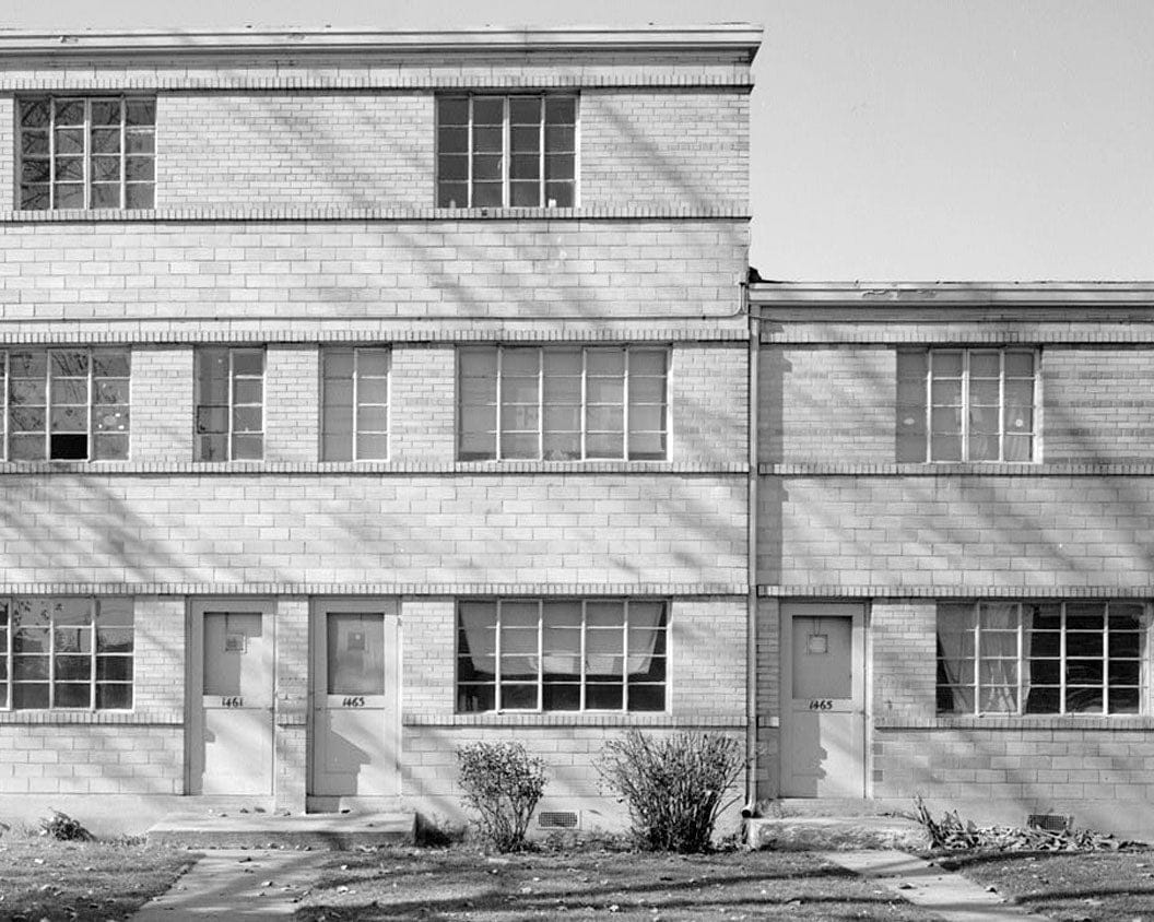 Historic Photo : Lincoln Park Homes, Type A Residential Building, West Colfax Avenue & Marispoa Street, Denver, Denver County, CO 4 Photograph