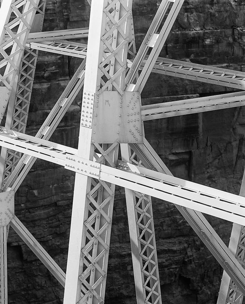Historic Photo : Navajo Bridge, Spanning Colorado River at U.S. Highway 89 Alternate, Page, Coconino County, AZ 5 Photograph