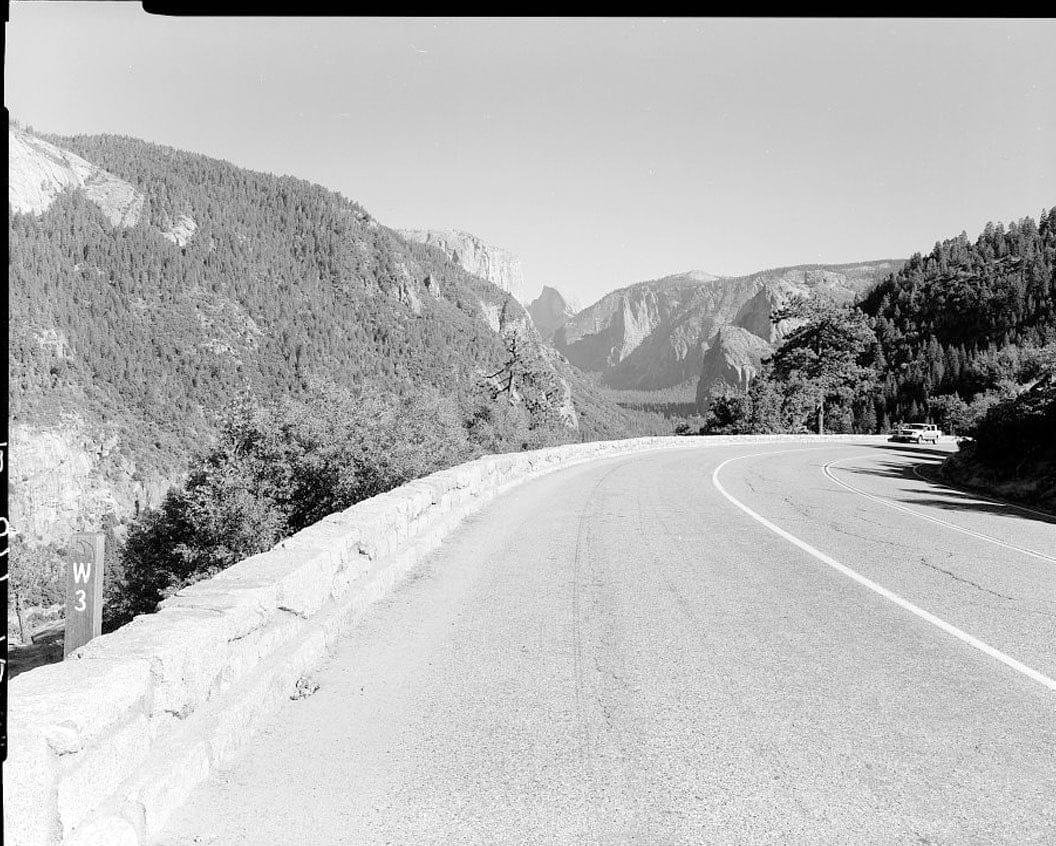 Historic Photo : Wawona Road, Between South Entrance & Yosemite Valley, Yosemite Village, Mariposa County, CA 2 Photograph