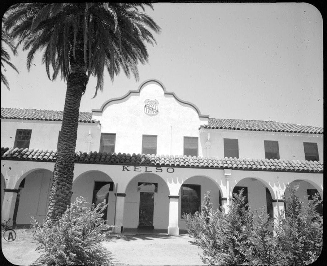 Historic Photo : Union Pacific Railroad Depot, Intersection of Kelbaker & Kelso Cima Roads, Kelso, San Bernardino County, CA 1 Photograph