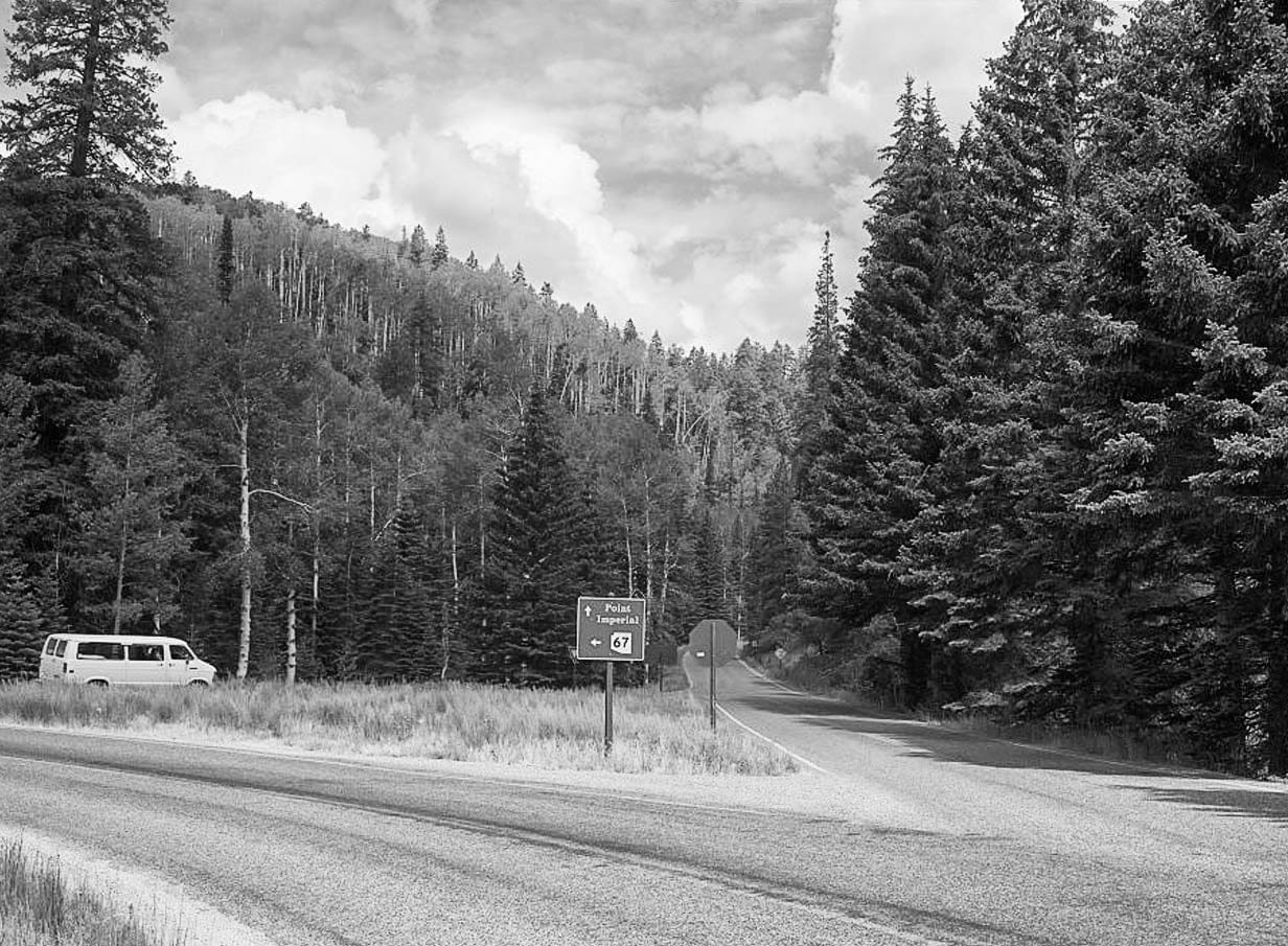Historic Photo : Cape Royal Road, Between North Entrance Road & Cape Royal, Grand Canyon, Coconino County, AZ 6 Photograph