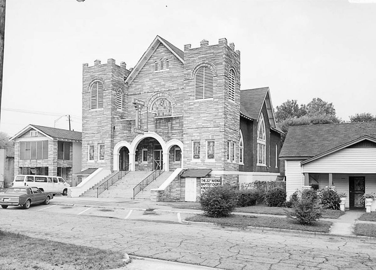 Historic Photo : Twenty-second Avenue Baptist Church, 2614 Twenty-second Avenue North, Birmingham, Jefferson County, AL 1 Photograph