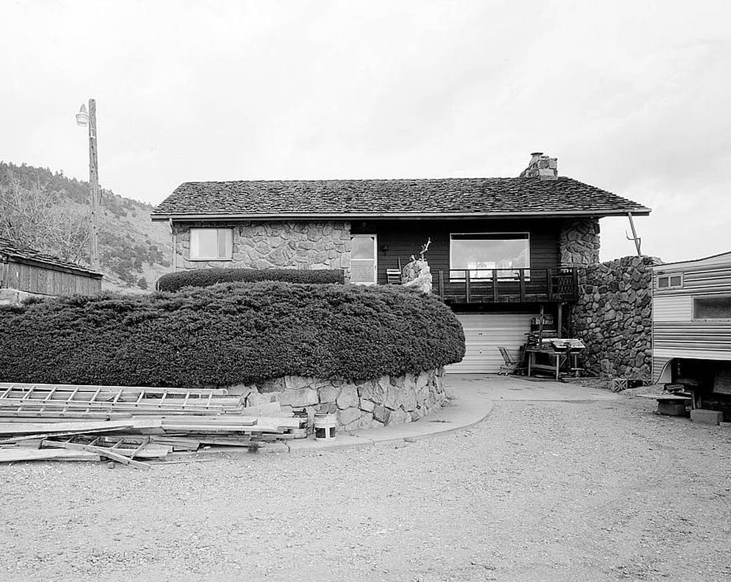 Historic Photo : Rooney Ranch, James Vesey House, Rooney Road & West Alamdea Parkway, Morrison, Jefferson County, CO 1 Photograph