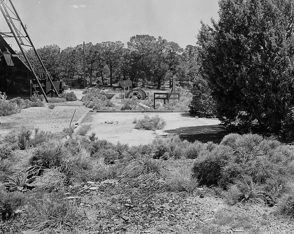 Historic Photo : Orphan Lode Mine, North of West Rim Road between Powell Point and Maricopa Point, South Rim, Grand Canyon Village, Coconino County, AZ 4 Photograph