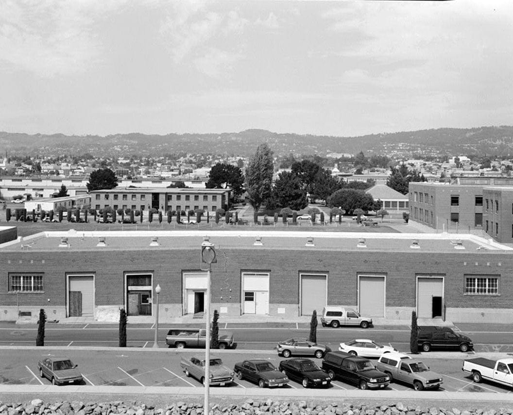 Historic Photo : U.S. Coast Guard Support Center Alameda, Warehouse, Spencer Road & Icarrus Drive, Coast Guard Island, Alameda, Alameda County, CA 1 Photograph