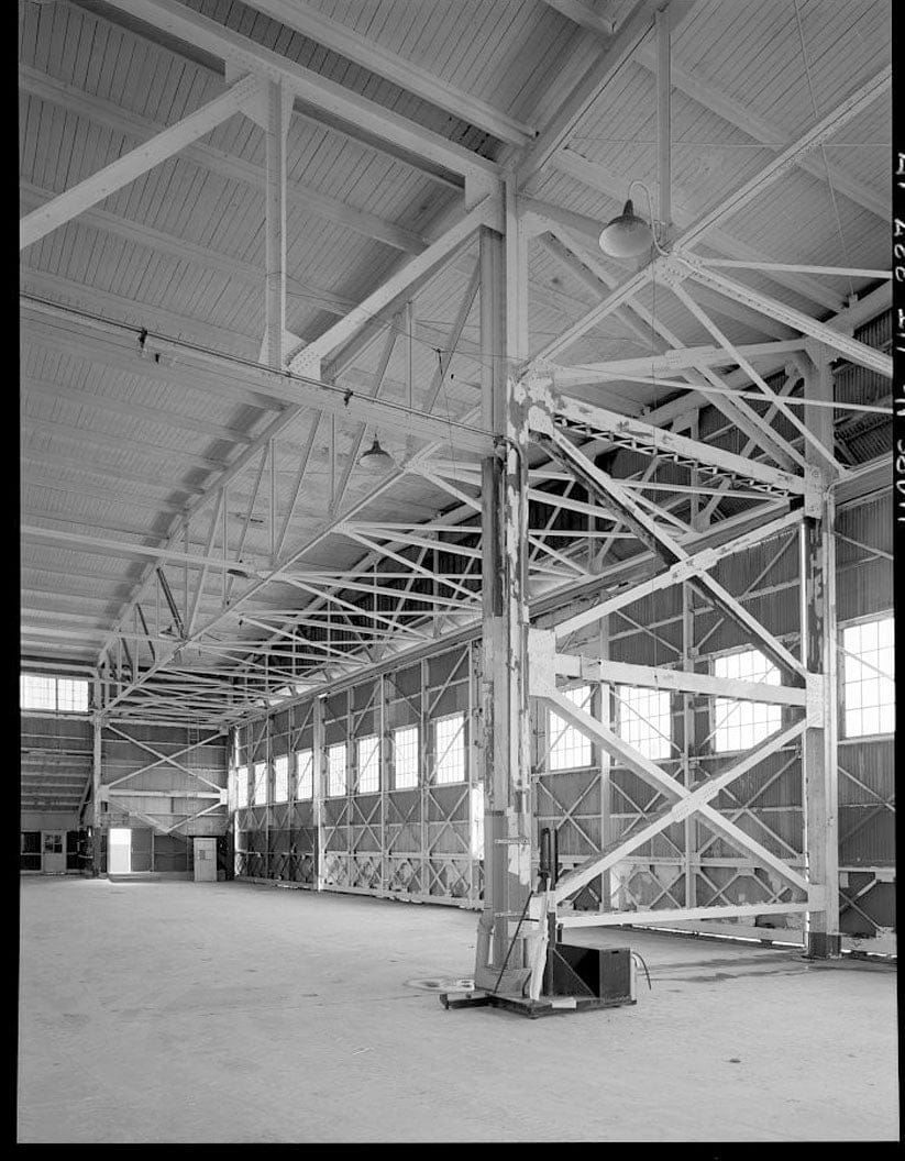 Historic Photo : U.S. Naval Base, Pearl Harbor, Seaplane Hangar, Lexington Boulevard, south of Enterprise Street, Pearl City, Honolulu County, HI 7 Photograph