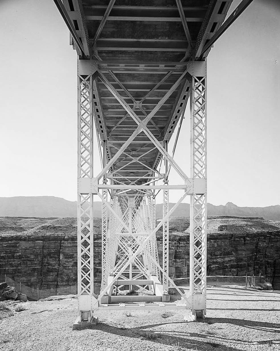 Historic Photo : Navajo Bridge, Spanning Colorado River at U.S. Highway 89 Alternate, Page, Coconino County, AZ 6 Photograph