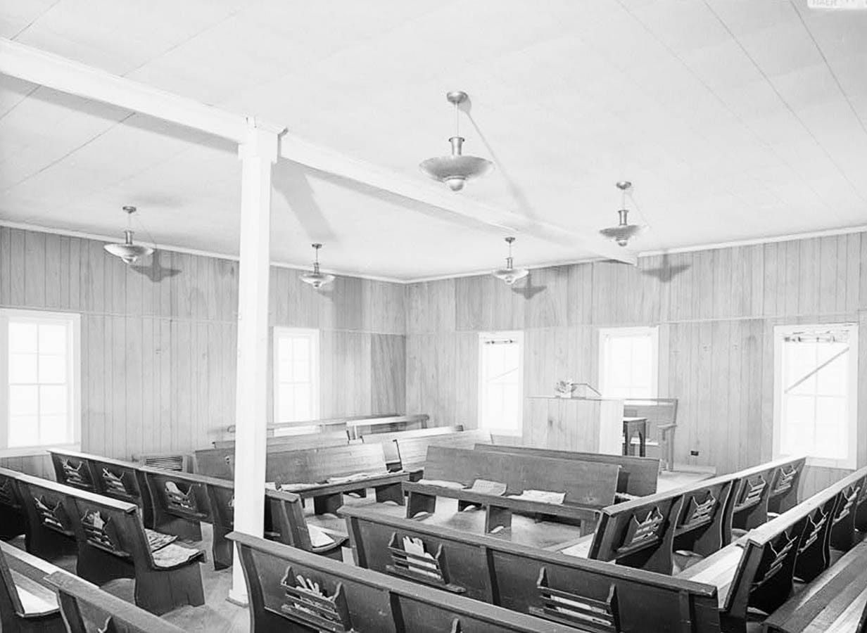 Historic Photo : Sardis Baptist Church, Sanders' Ferry, Wilson's Crossing, Warrior River, Cordova, Walker County, AL 1 Photograph