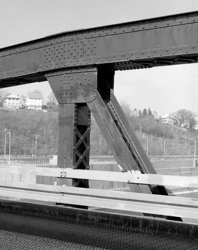 Historic Photo : Keokuk & Hamilton Bridge, Spanning Mississippi River, Keokuk, Lee County, IA 35 Photograph