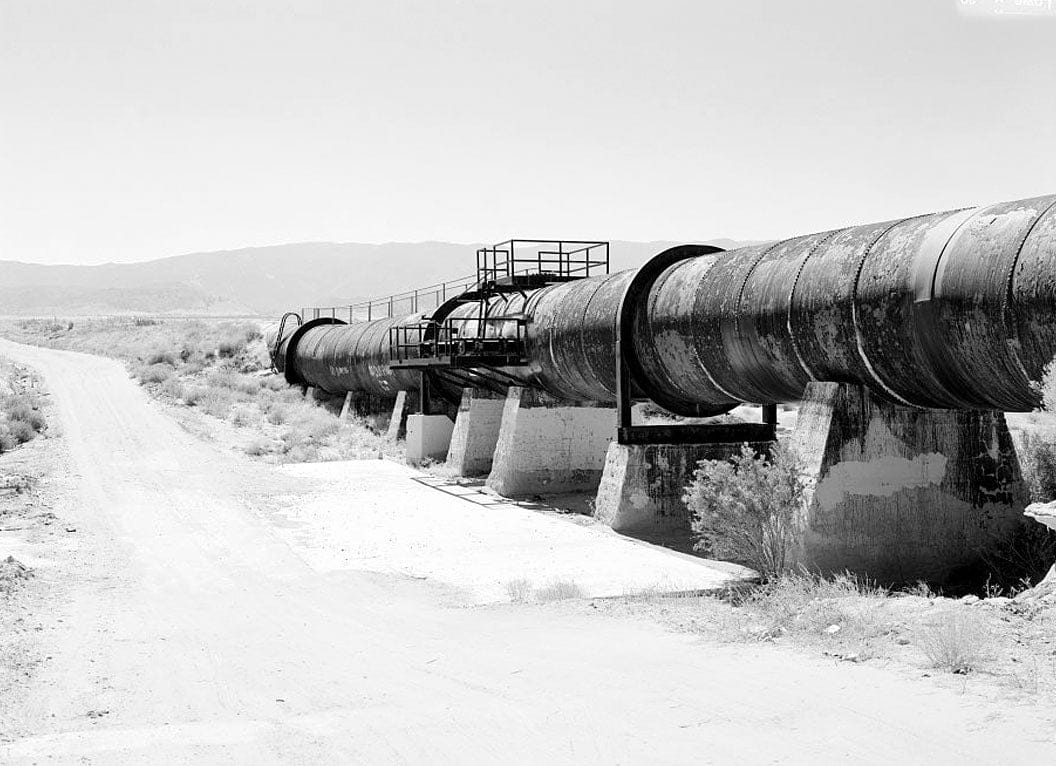 Historic Photo : Los Angeles Aqueduct, Antelope Valley, Los Angeles, Los Angeles County, CA 1 Photograph