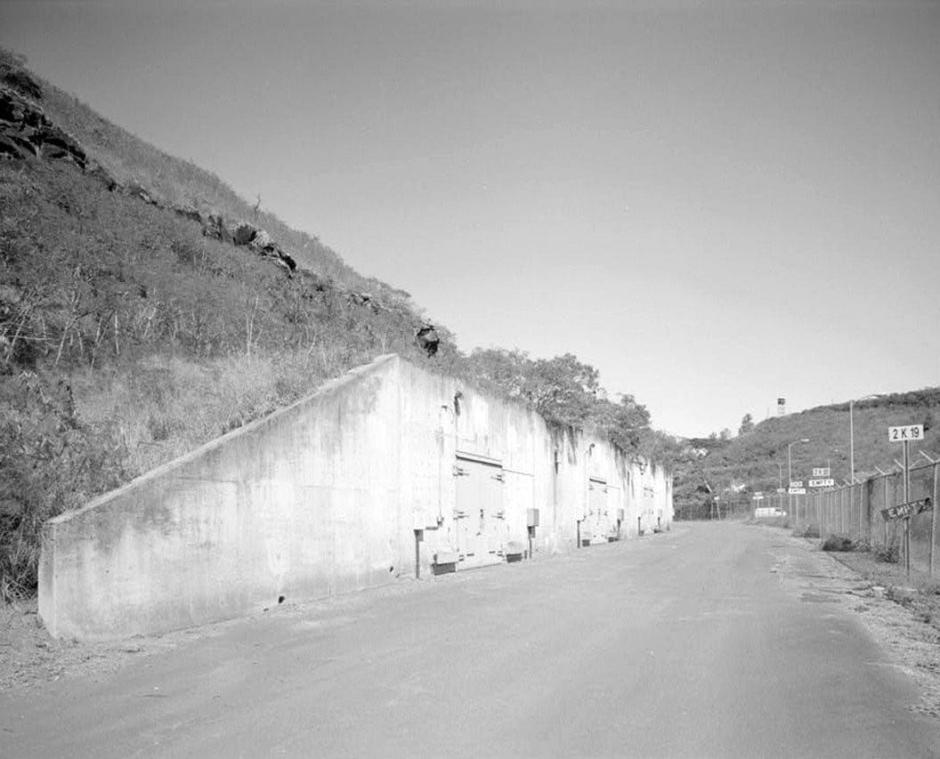 Historic Photo : Naval Magazine Lualualei, Waikele Branch, Tunnel Magazine Type, Waikakalaua & Kipapa Gulches, Pearl City, Honolulu County, HI 1 Photograph