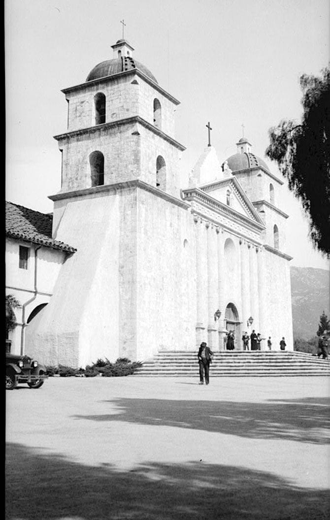 Historic Photo : Mission Santa Barbara, 2201 Laguna Street, Santa Barbara, Santa Barbara County, CA 3 Photograph