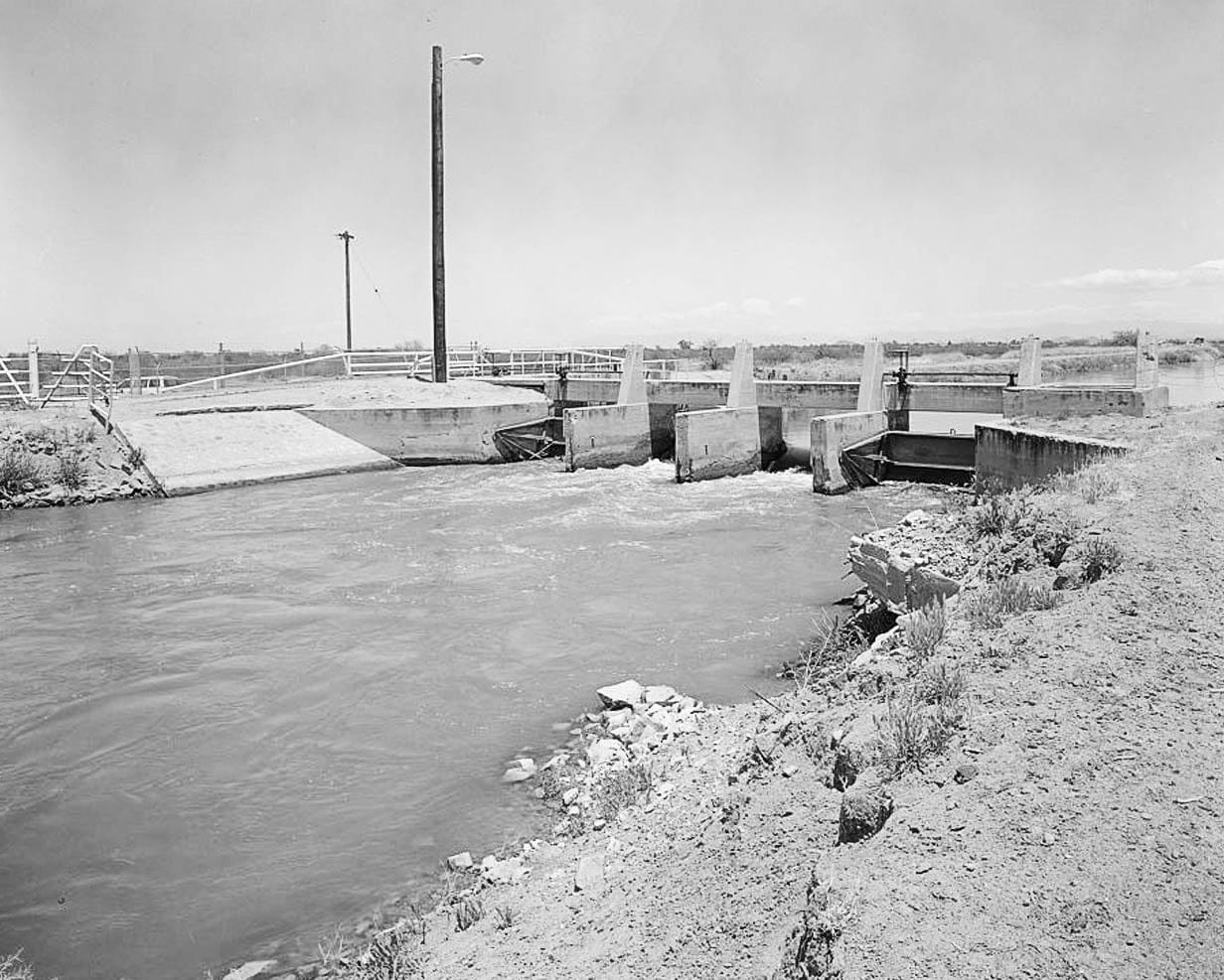 Historic Photo : San Carlos Irrigation Project, Marin Canal, Amhurst-Hayden Dam to Picacho Reservoir, Coolidge, Pinal County, AZ 2 Photograph