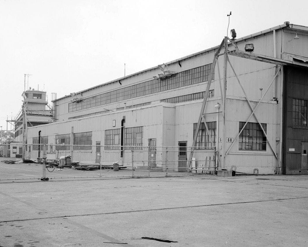 Historic Photo : Naval Air Station North Island, Seaplane Hangars, Roe Street, North Island, San Diego, San Diego County, CA 2 Photograph