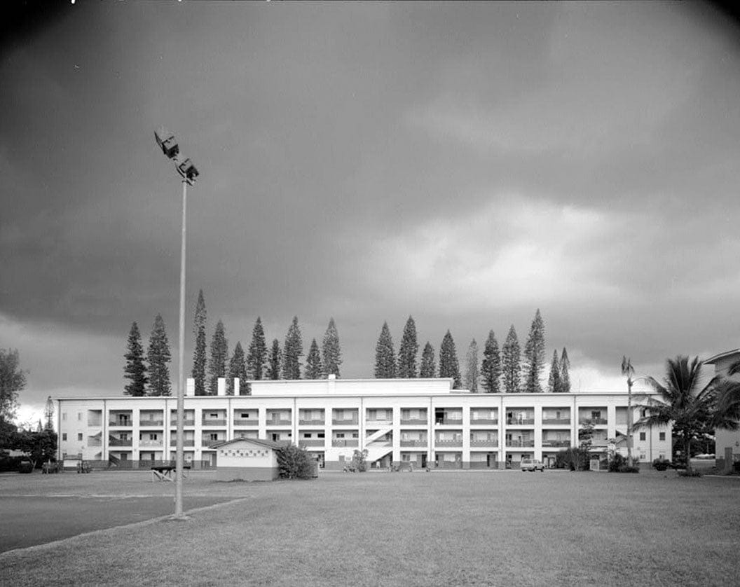 Schofield Barracks Military Reservation, Quadrangle J Administration Building, Williston Avenue between Reilly & Capron Avenues, Wahiawa, Honolulu County, HI 1