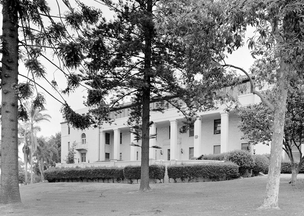 Historic Photo : U.S. Naval Hospital, Corps Barracks, Park Boulevard, Balboa Park, San Diego, San Diego County, CA 2 Photograph