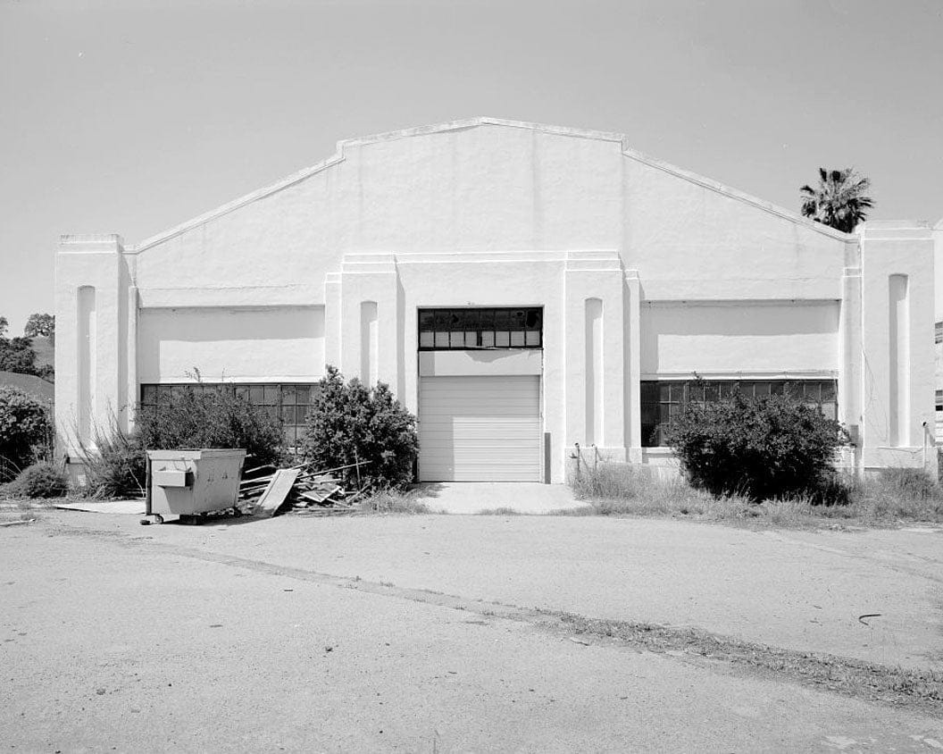 Historic Photo : Hamilton Field, Warehouse Type C, Second Street, Novato, Marin County, CA 2 Photograph