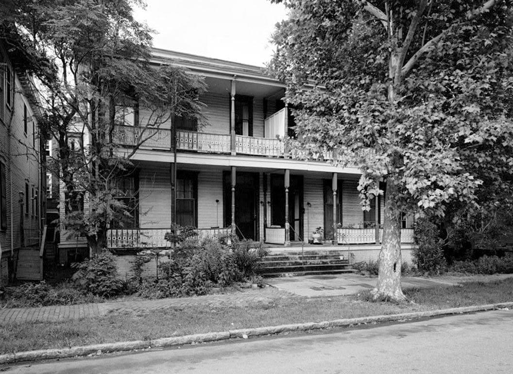 Historic Photo : Savannah Victorian Historic District, 404-410 East Duffy Street (House), Savannah, Chatham County, GA 1 Photograph