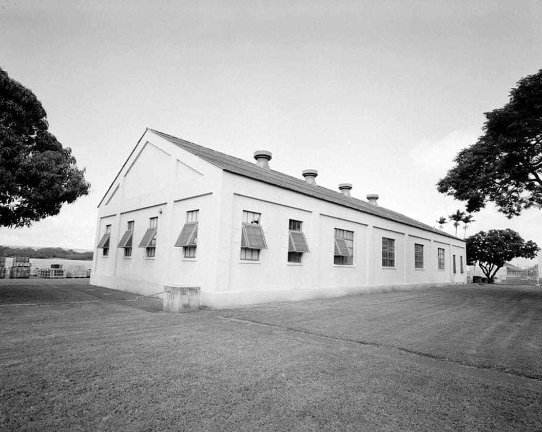 Historic Photo : U.S. Naval Base, Pearl Harbor, Ordinance Operations Building, West Loch, First Street near Whiskey Wharves W1 & W2, Pearl City, Honolulu County, HI 2 Photograph