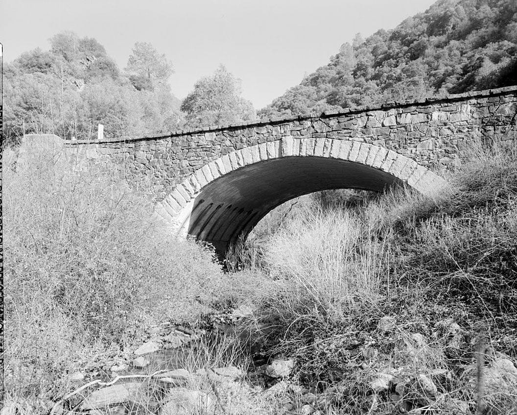 Historic Photo : All Year Highway, Between Arch Rock & Yosemite Valley, El Portal, Mariposa County, CA 2 Photograph