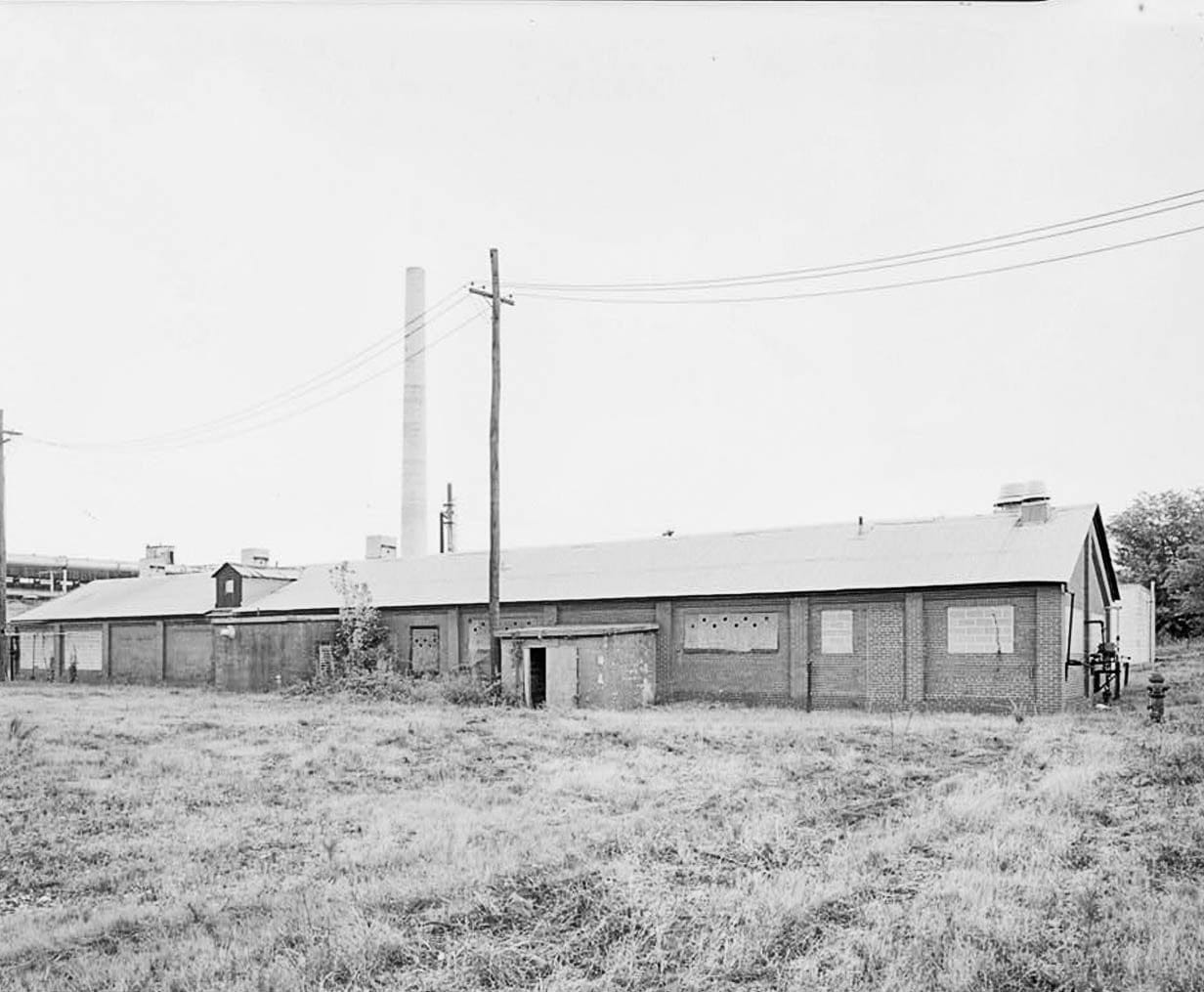 Historic Photo : Thomas By-Product Coke Works, Bathhouse, 1200 Tenth Street West, Thomas, Jefferson County, AL 1 Photograph