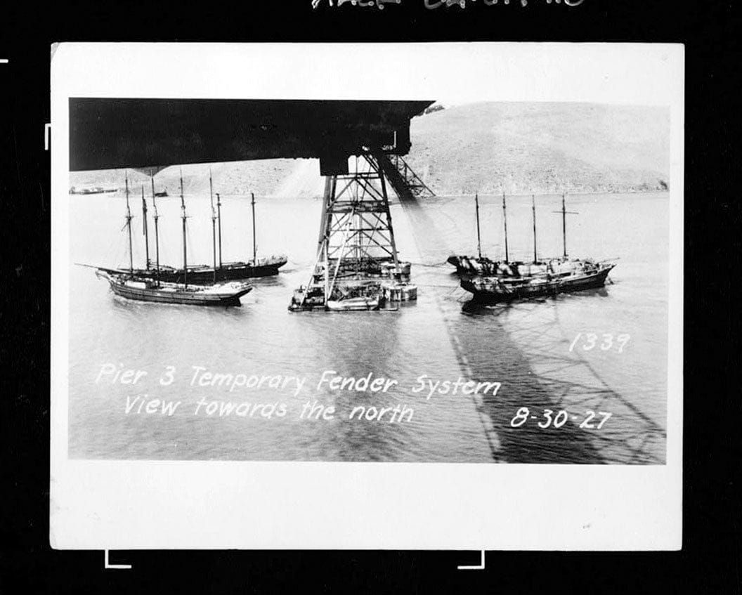 Historic Photo : Carquinez Bridge, Spanning Carquinez Strait at Interstate 80, Vallejo, Solano County, CA 11 Photograph