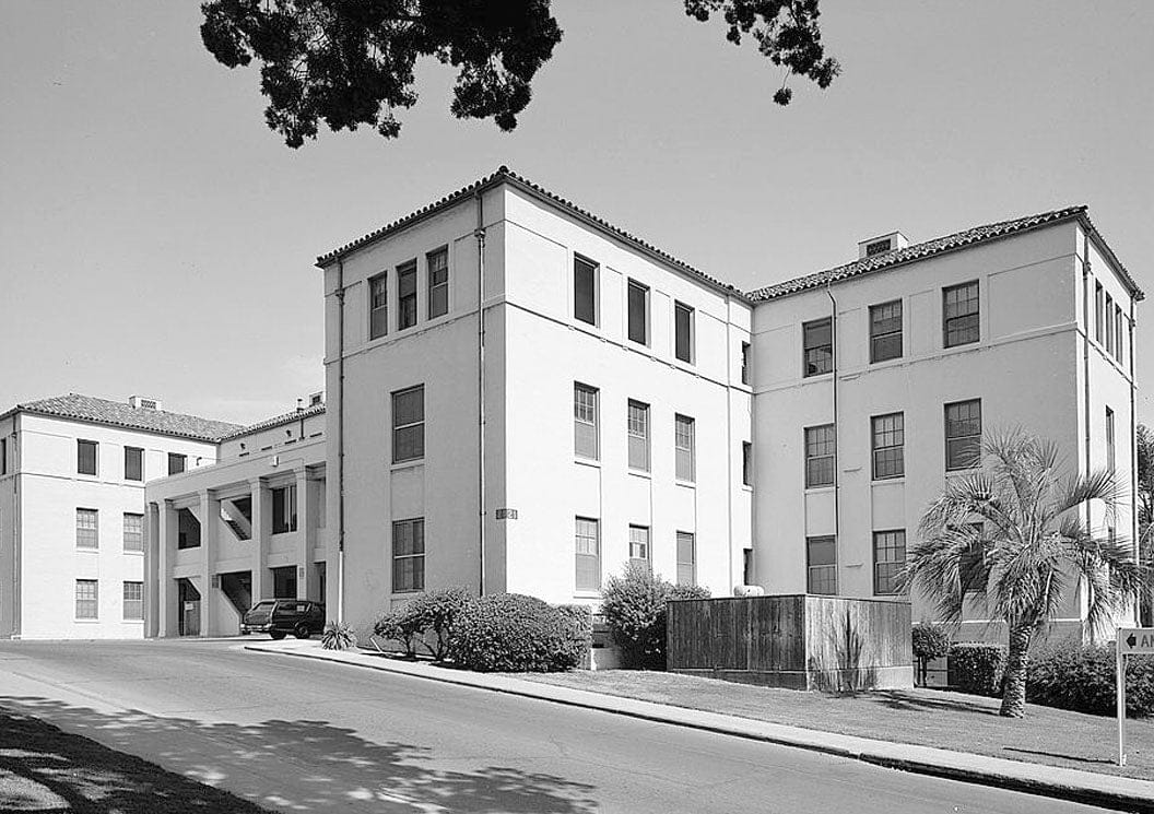 Historic Photo : U.S. Naval Hospital, Corps Barracks, Park Boulevard, Balboa Park, San Diego, San Diego County, CA 1 Photograph