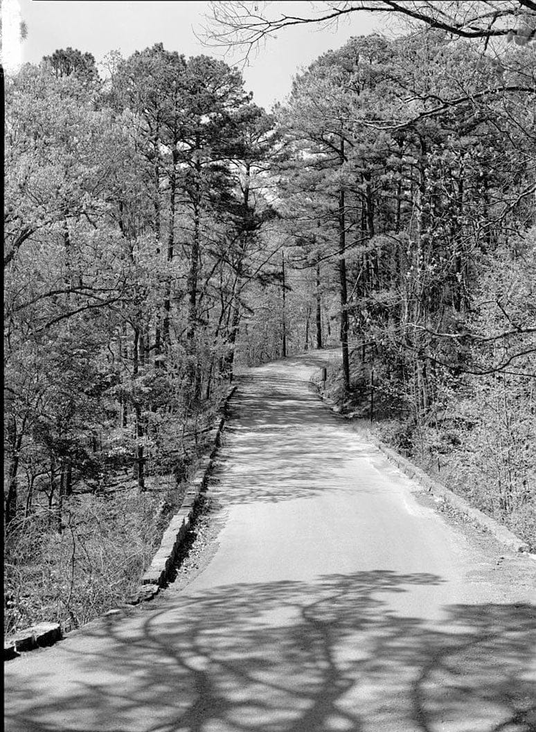 Historic Photo : Marble Bridge , Spanning a ravine at Lake Road (CR 707), Eureka Springs, Carroll County, AR 2 Photograph