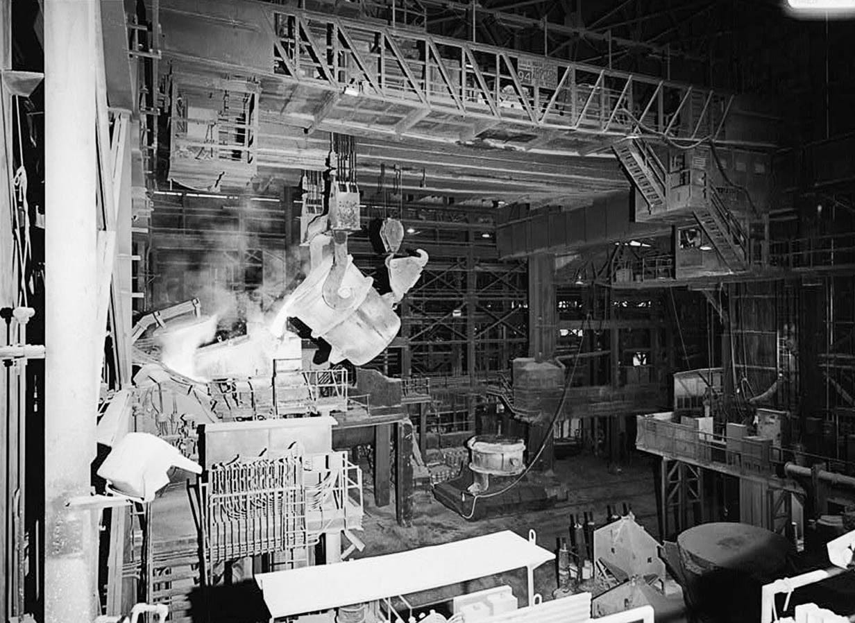 Historic Photo : American Cast Iron Pipe Company, Mixer Building, 1501 Thirty-first Avenue North, Birmingham, Jefferson County, AL 3 Photograph