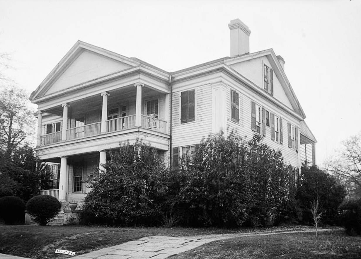 Historic Photo : Foster-Shirley House, 1600 Dearing Place, Tuscaloosa, Tuscaloosa County, AL 1 Photograph
