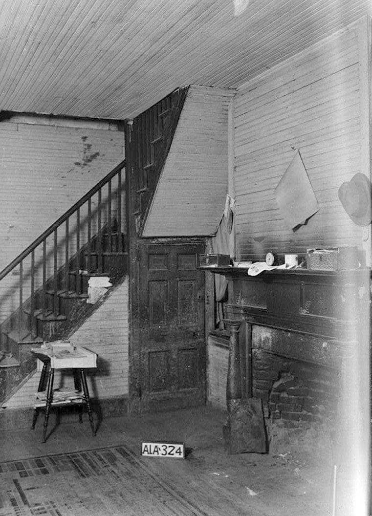 Historic Photo : Saunders-Goode-Hall House, State Highway 101, Town Creek, Lawrence County, AL 6 Photograph
