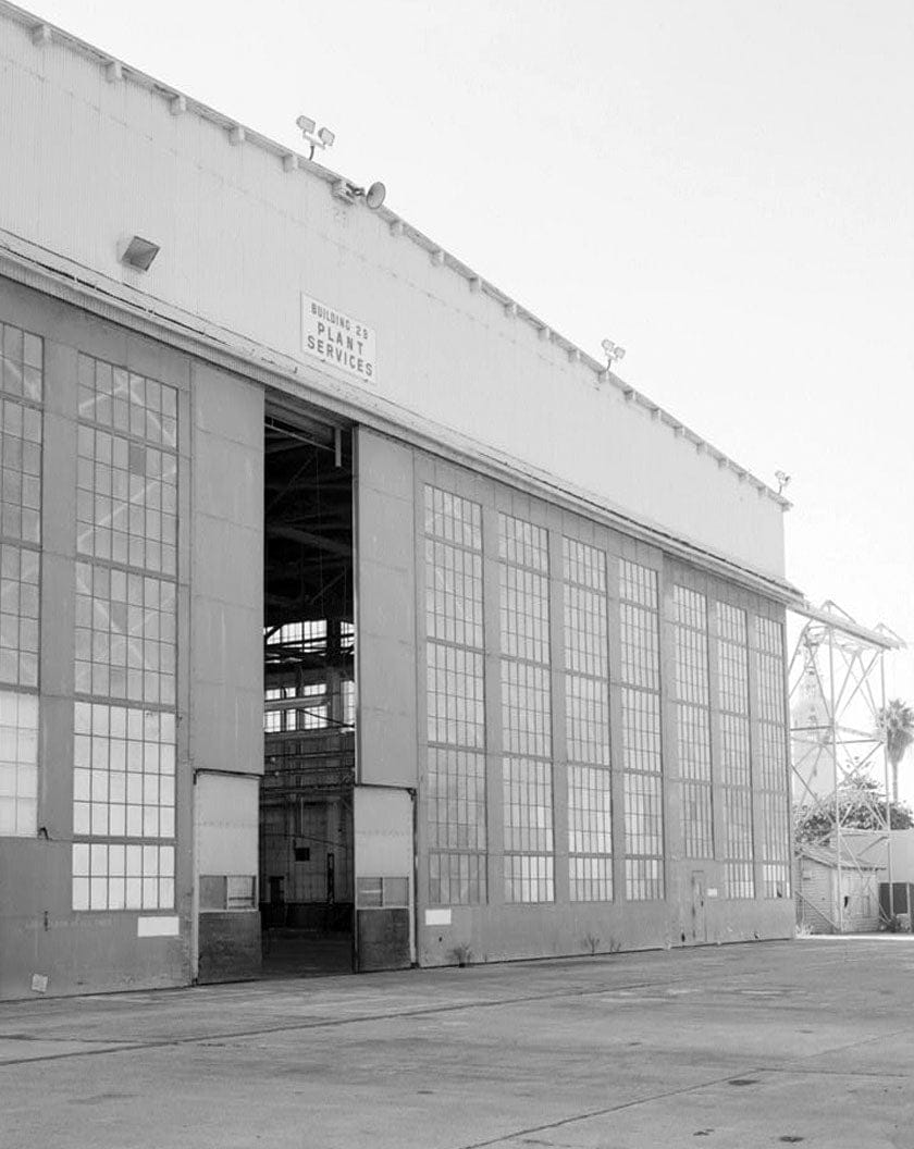 Historic Photo : Naval Air Station North Island, Seaplane Hangars, Roe Street, North Island, San Diego, San Diego County, CA 7 Photograph