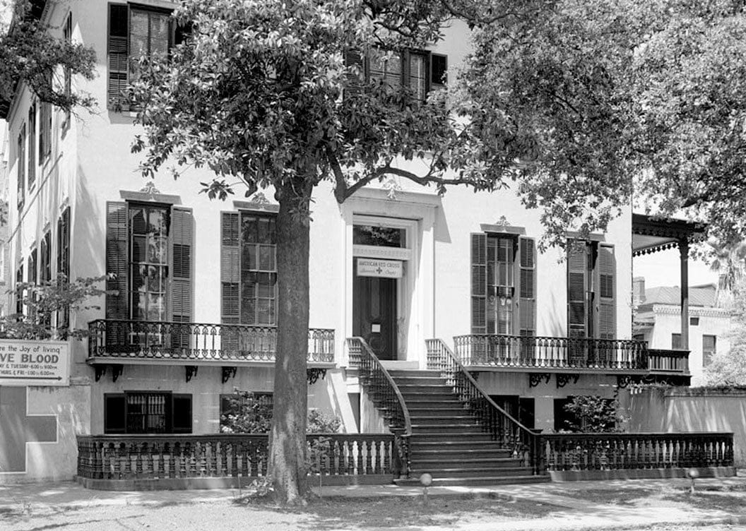Historic Photo : Abram Minis House, 204 East Jones Street, Savannah, Chatham County, GA 1 Photograph