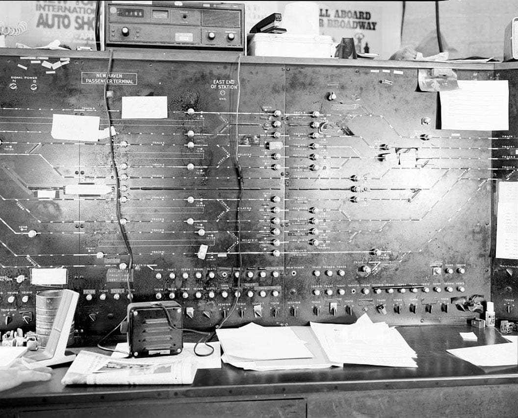 Historic Photo : New Haven Rail Yard, Interlocking Control Building, Vicinity of Union Avenue , New Haven, New Haven County, CT 2 Photograph
