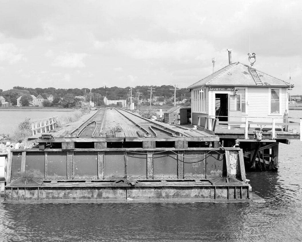 Historic Photo : New York, New Haven & Hartford Railroad, Mystic River Bridge, Spanning Mystic River between Groton & Stonington, Groton, New London County, CT 3 Photograph