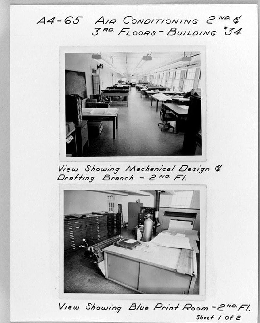 Naval Undersea Warfare Center, Bowditch Hall, 600 feet east of Smith Street & 350 feet south of Columbia Cove, West bank of Thames River, New London, New London County, CT 9